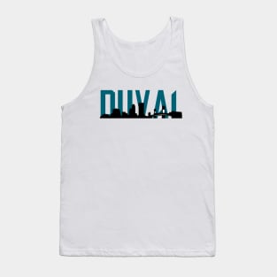 Duval Jacksonville Skyline Tank Top